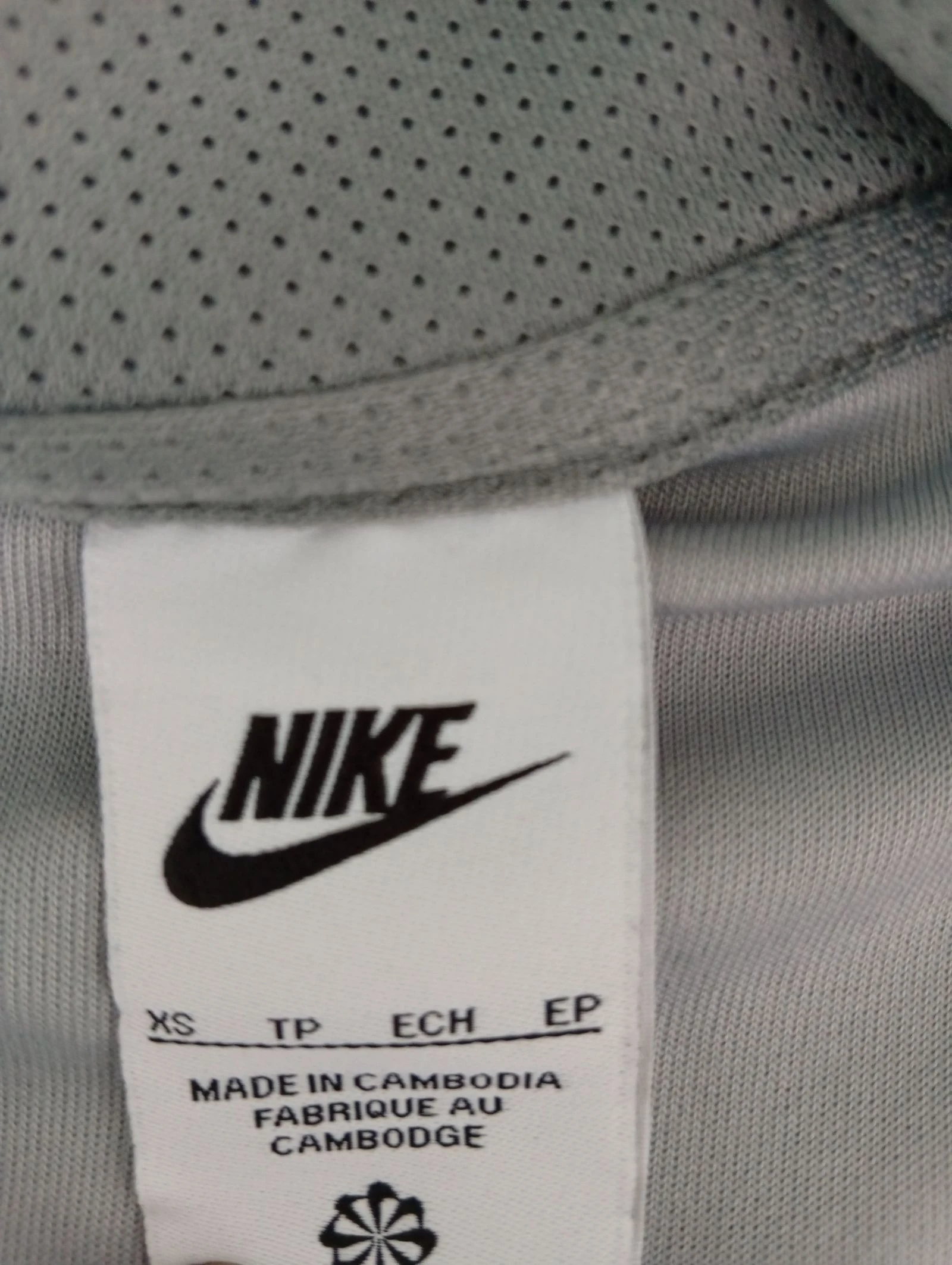 Camisola com capuz e zíper Nike de dois materiais Cinza - Tamanho PP – photo 5